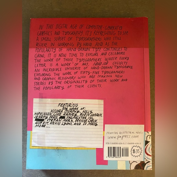 A Catalog Of Type Hand Job by Michael Perry Art Paperback Book - Picture 2 of 9